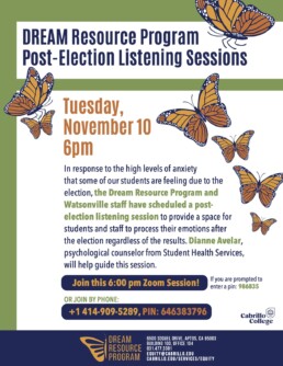 DREAM Resource Program Post-Election Listening Sessions 2020