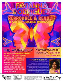 Reproduce & Revolt: A Social Justice Workshop 2019