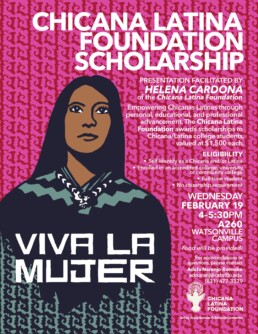Chicana Latina Foundation Scholarship 2020