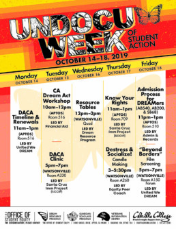 Undocumented Week of Student Action 2019